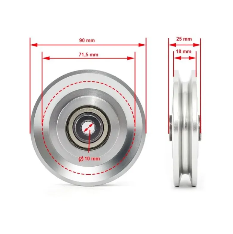 Aluminium Kabelkatrollen