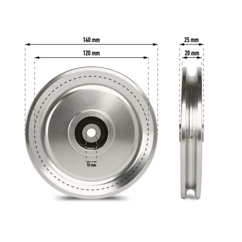 Aluminium Kabelkatrollen
