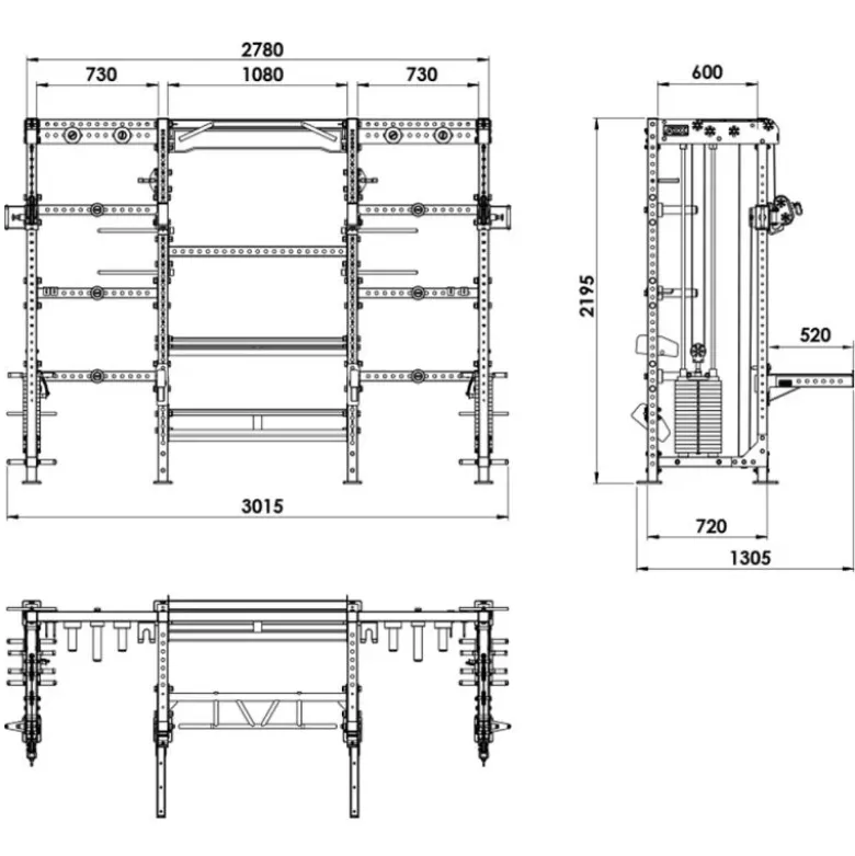 ATX Cable Cross Rack CCR-600
