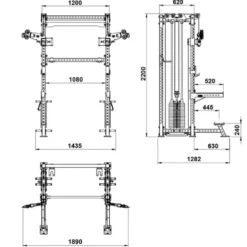 ATX Cable Half Rack FSR-⁠600