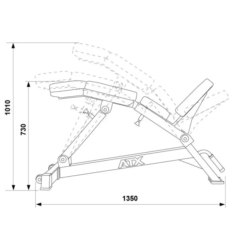 ATX Curved Incline Bench