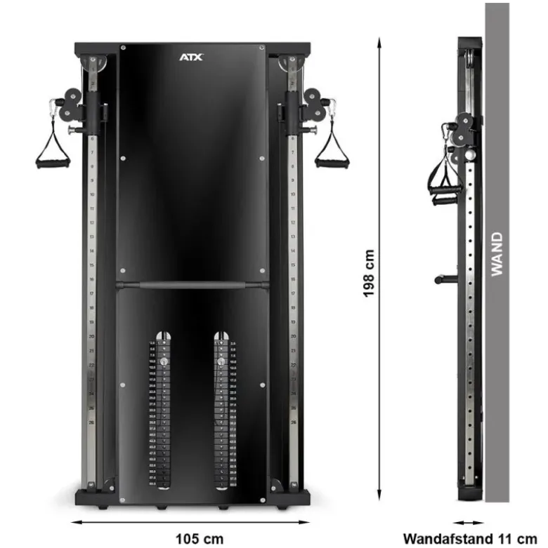 ATX Dual Cable Wall Station