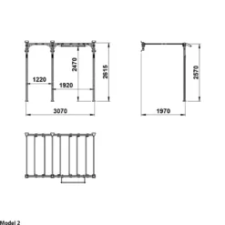 ATX Functional Wall Rig 700 -⁠ Ladder