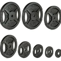 ATX Gietijzeren 2-Grip Halterschijven 30 mm