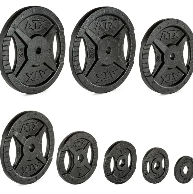 ATX Gietijzeren 2-Grip Halterschijven 30 mm