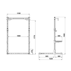 ATX Half Rack HRX-⁠510