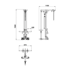 ATX Lat Pulley Option LTO-⁠640 -⁠ Plate Loaded