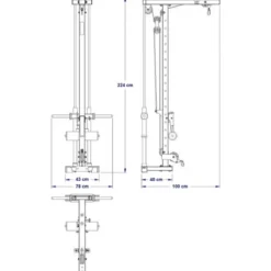 ATX Lat Pulley Option LTO-⁠750 -⁠ Plate Loaded