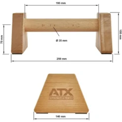 ATX Mini Parallettes
