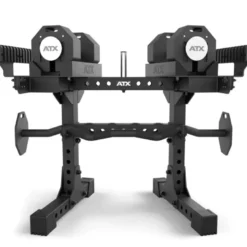 ATX Octa Dumbbells 2 x 36 kg + Curlstang + Opbergrek