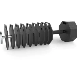 ATX Octa Dumbbells 2 x 36 kg + Curlstang + Opbergrek