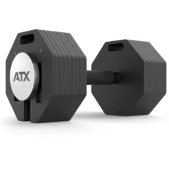 ATX Octa Dumbbells 2 x 36 kg + Curlstang + Opbergrek