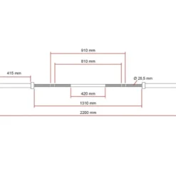 ATX Power Bar -⁠ Stainless Steel