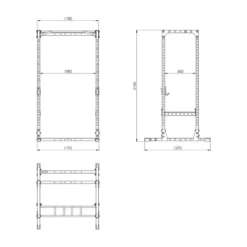 ATX Power Rack PRX-⁠520 2.0