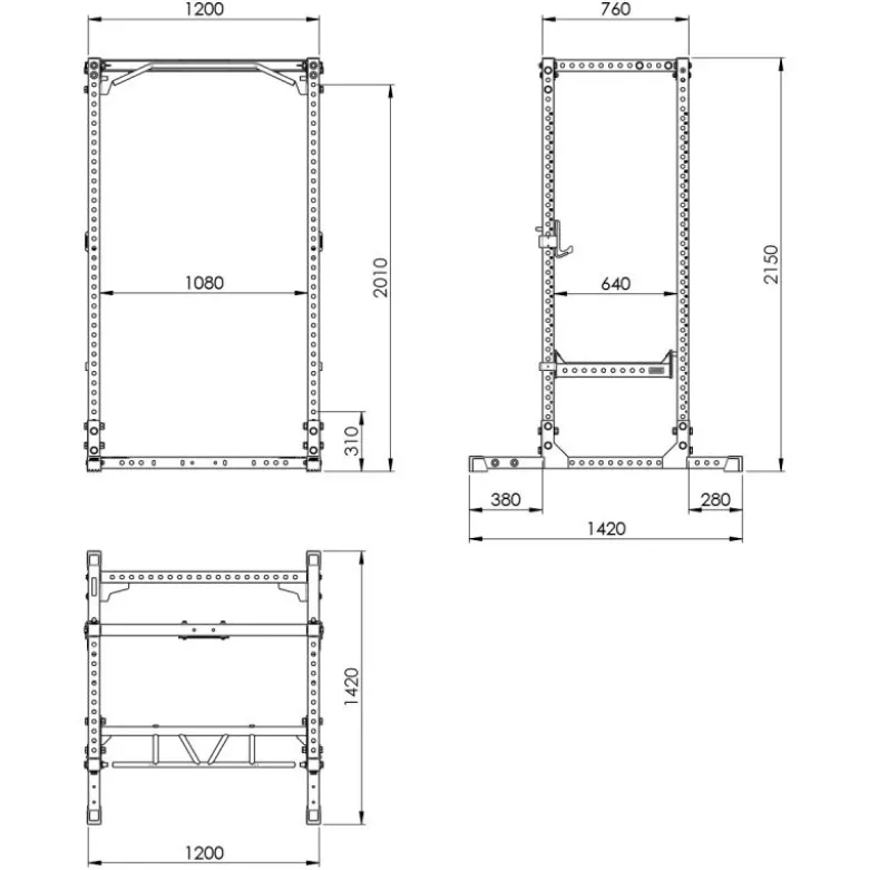 ATX Power Rack PRX-660