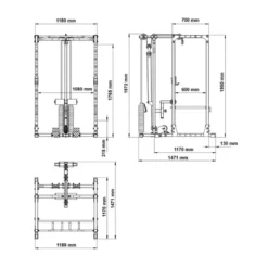 ATX Power Rack PRX-⁠510 -⁠ Complete Home Gym Set