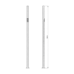 ATX Rig Upright Tube 260 cm