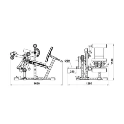 ATX Seated Leg Extension/Leg Curl BCO-⁠680