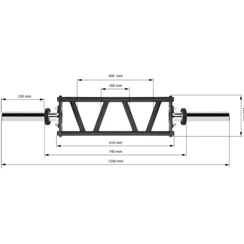 ATX Short Multi Grip Bar