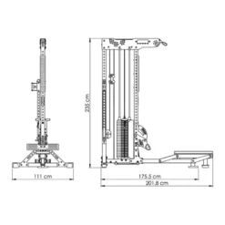 ATX Trinity Lat Machine LSW-⁠850