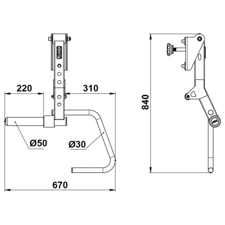 ATX Universal Jammer Arms B4