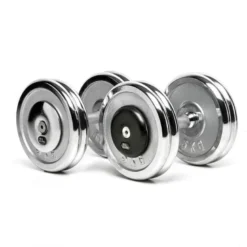 CHD Dumbbells Chroom -⁠ 2,5 kg stappen