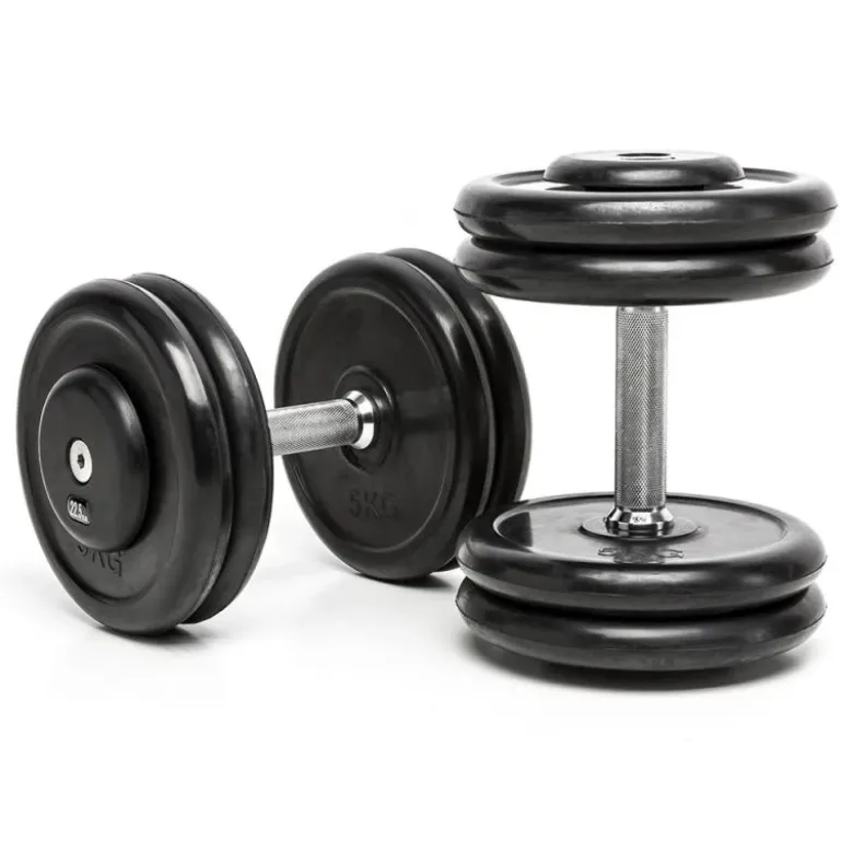 CHD Dumbbells Rubber - 2,5 kg stappen