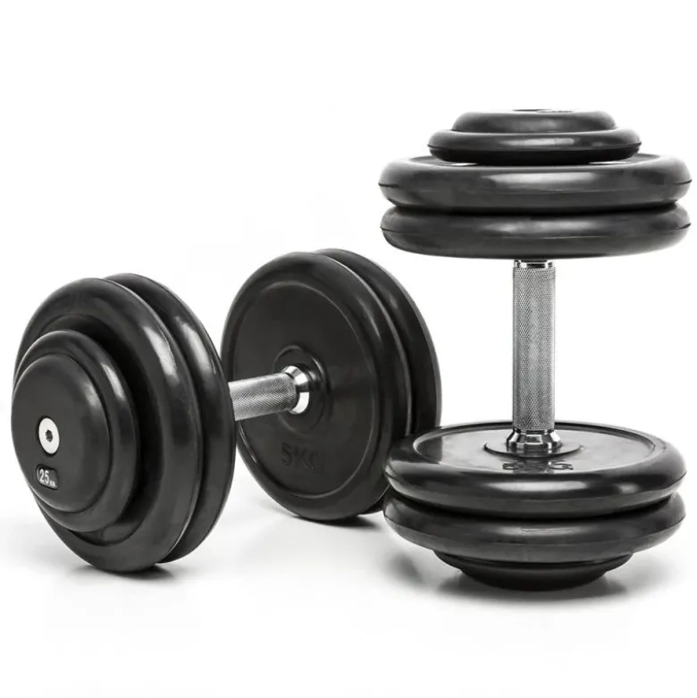 CHD Dumbbells Rubber - 2,5 kg stappen