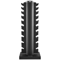Chromen Dumbbell Set met ATX Opbergtoren