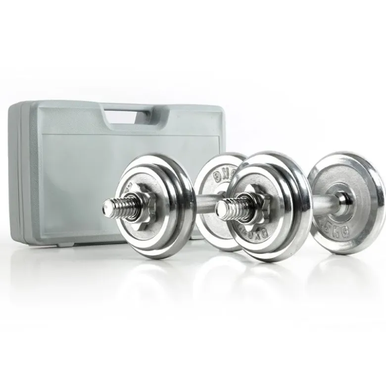 Chromen Dumbbell Set 2 x 10kg