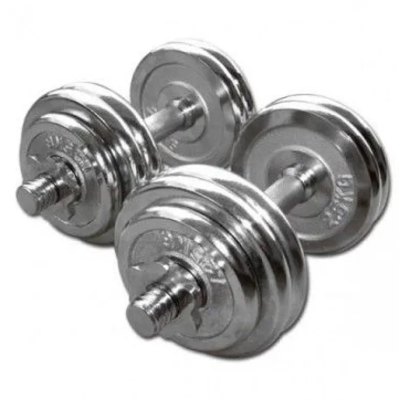 Chromen Dumbbell Set 2 x 15kg
