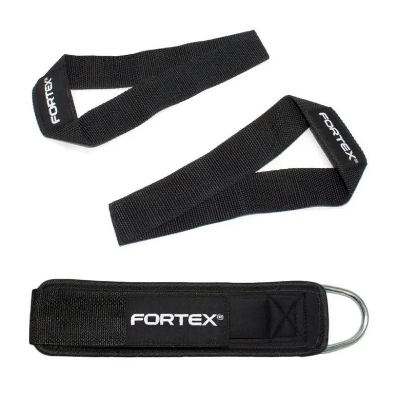 Fortex Lifting Set - Lifting Straps Olympic + Enkel Strap