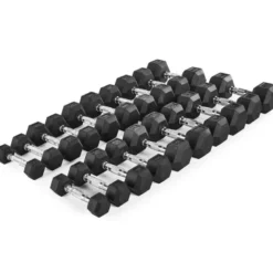 Hex Dumbbell Set met Opbergtoren