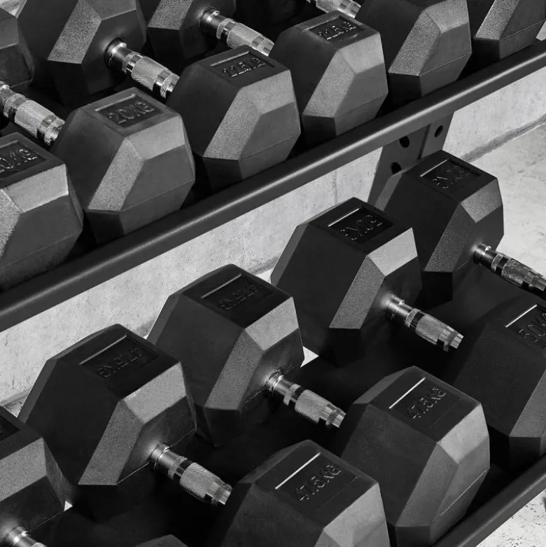 Hex Dumbbells Rubber