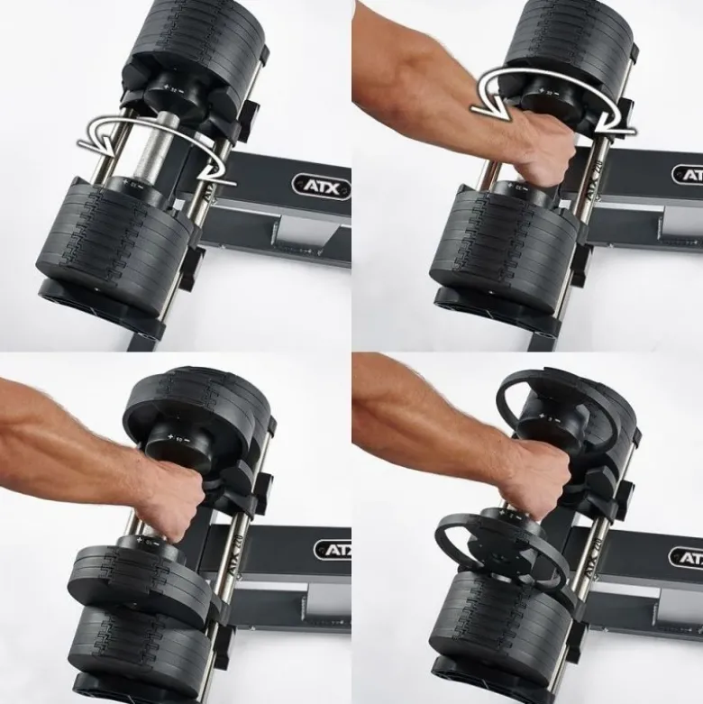 Nuobell Adjustable Dumbbells 2 - 20 kg