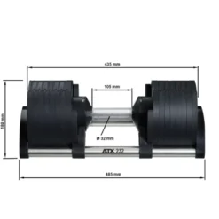 Nuobell Adjustable Dumbbells 2 -⁠ 32 kg