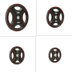 Polyurethaan 4-⁠Grip Halterschijven 30 mm