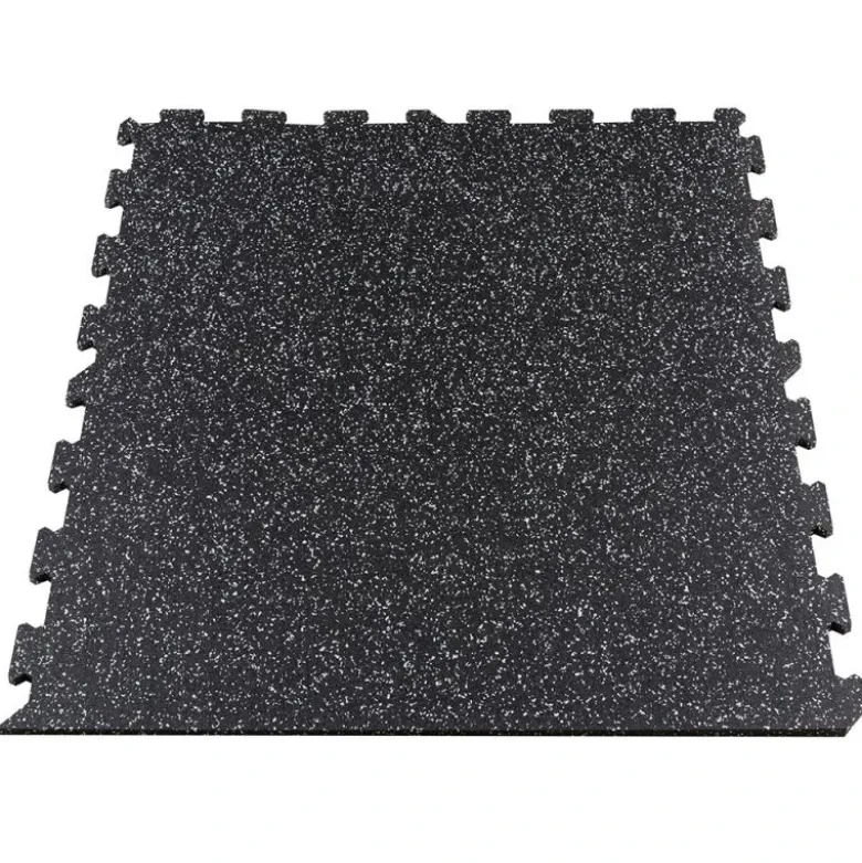 Puzzelmat 96 x 96 x 1 cm - Zwart/grijs