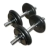 Rubberen Dumbbell Set 2 x 10kg
