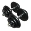 Rubberen Dumbbell Set 2 x 20kg