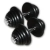 Rubberen Dumbbell Set 2 x 25kg