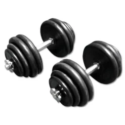 Rubberen Dumbbell Set 2 x 30kg