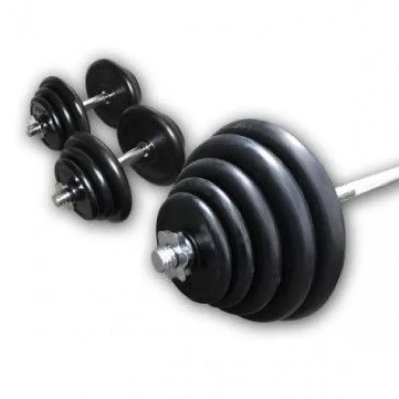 Rubberen Halter Plus Set 100kg