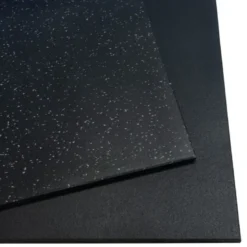 Rubbertegel 100 x 100 x 2 cm -⁠ CleanFit -⁠ Zwart
