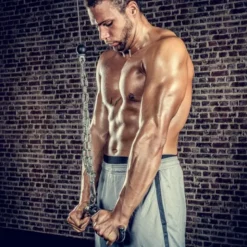 Triceps/Bicepsgreep -⁠ Verchroomd